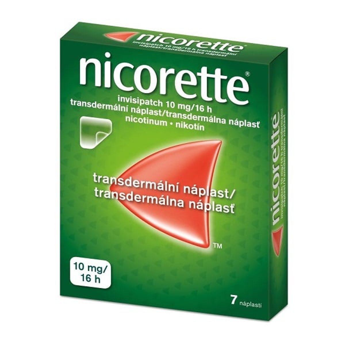 NICORETTE INVISIPATCH 10MG/16H Transdermální náplast 7