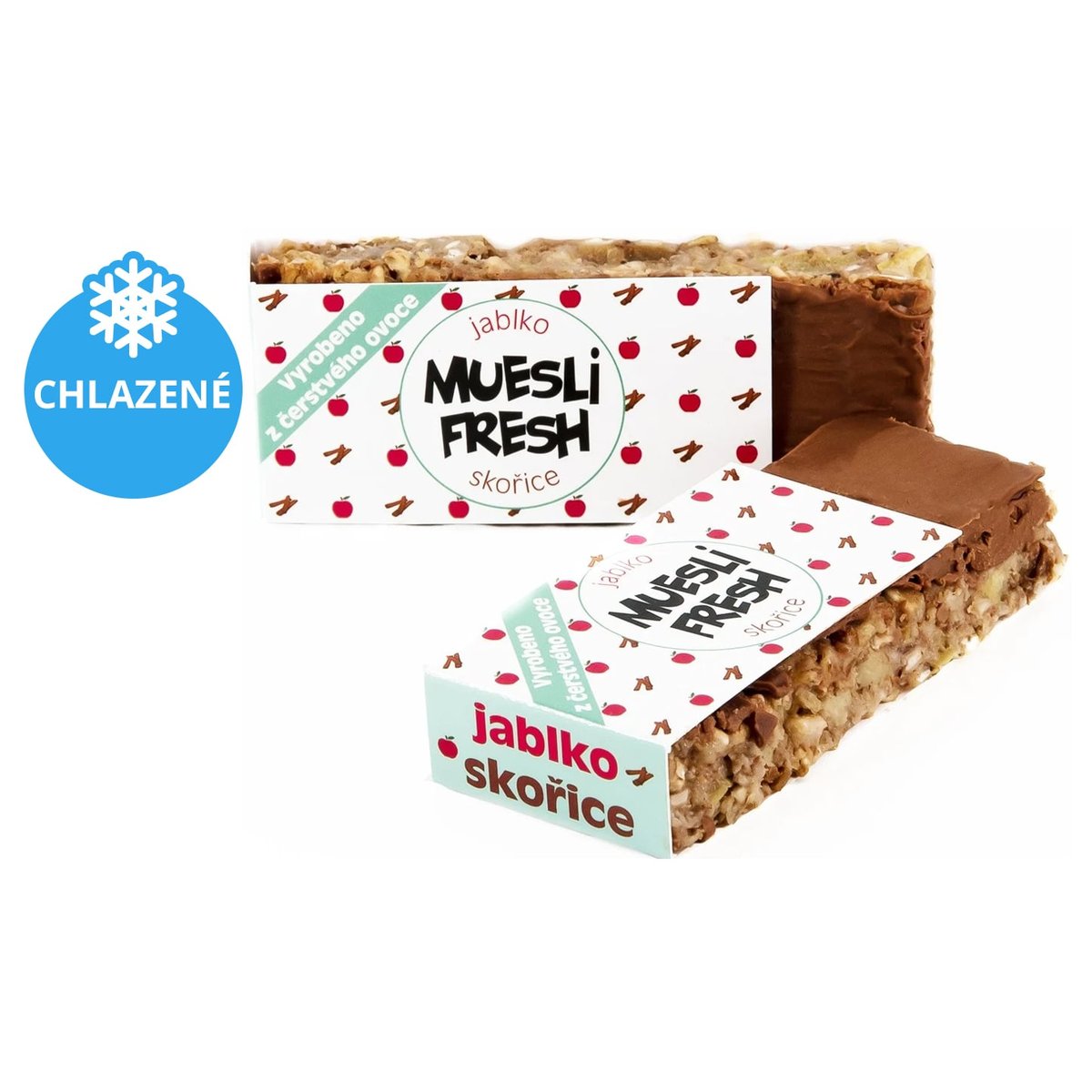 Muesli Fresh tyčinka jablko-skořice (1 kus)