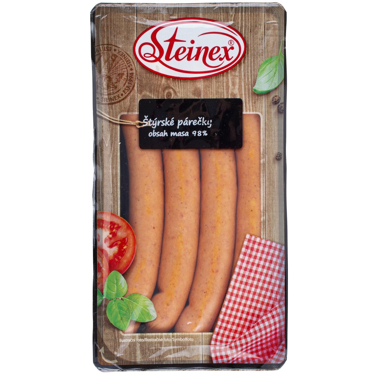 Steinex Štýrské párečky 98 % masa
