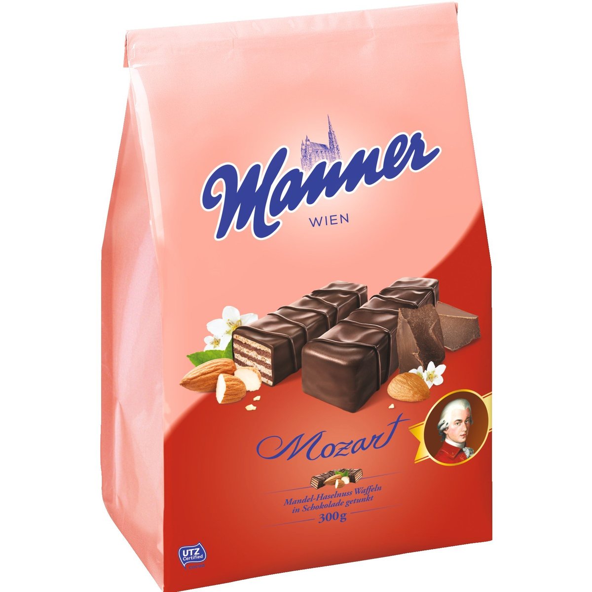 Manner Mozart Opatky s příchutí Mozartových koulí