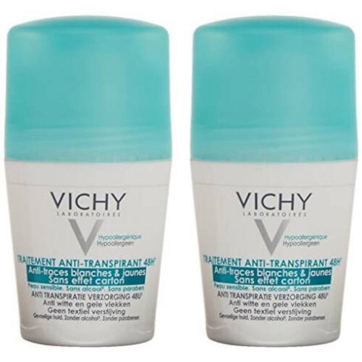 VICHY DEO roll-on DUO Roll-on proti skvrnám 2x50ml