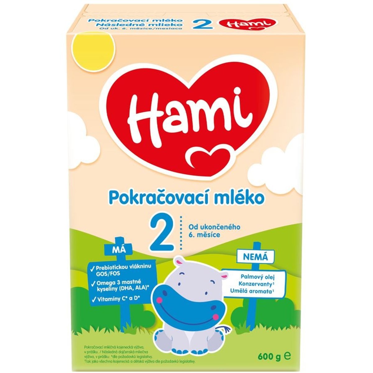 Hami Pokračovací mléko 2