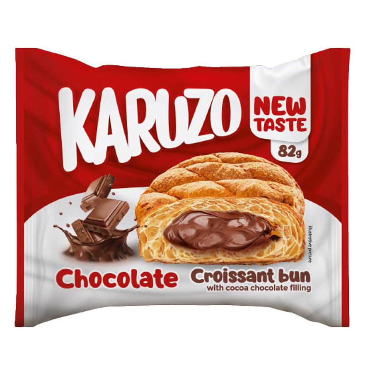 Karuzo Pita světlá s čokoládovou náplní