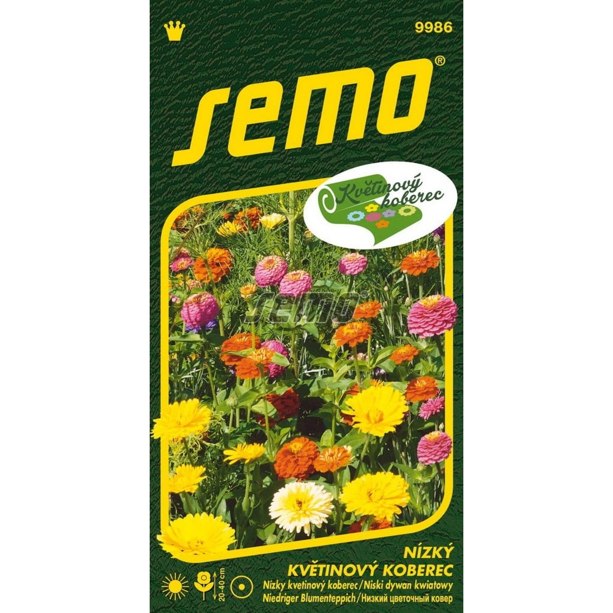 SEMO Nízký květinový koberec "luční třpyt"