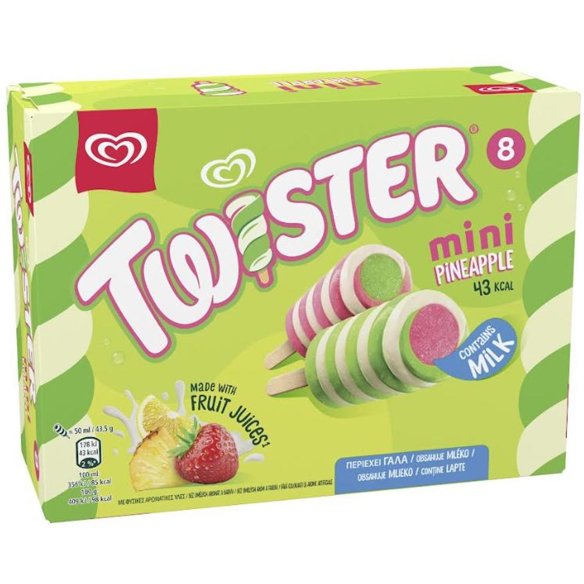 Algida Twister mini max multipack (8×50 ml)