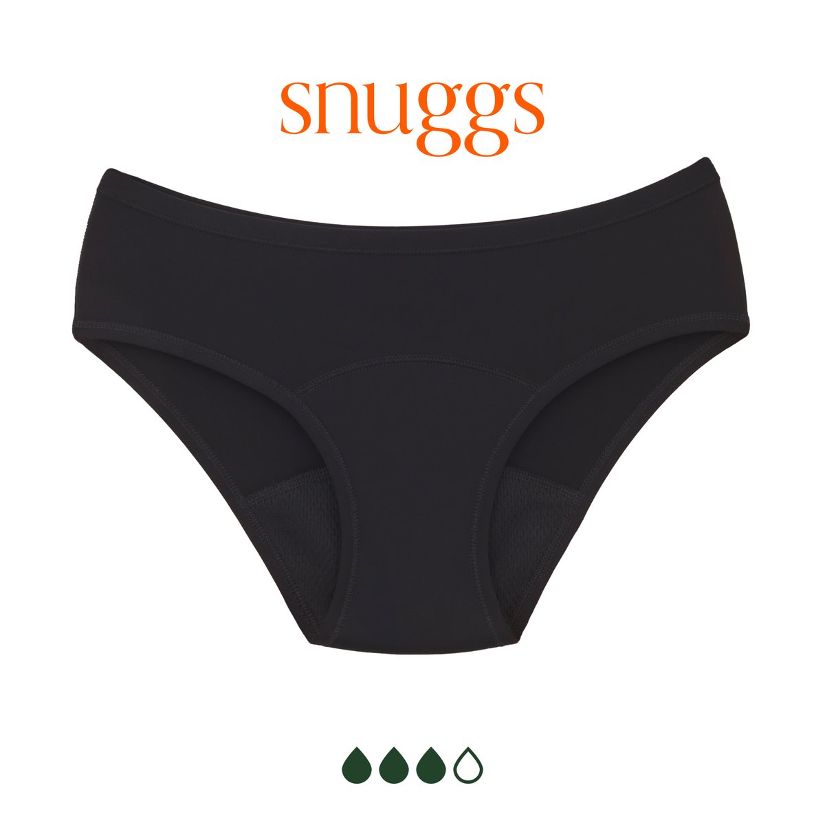 Snuggs Menstruační kalhotky L pro silnou menstruaci
