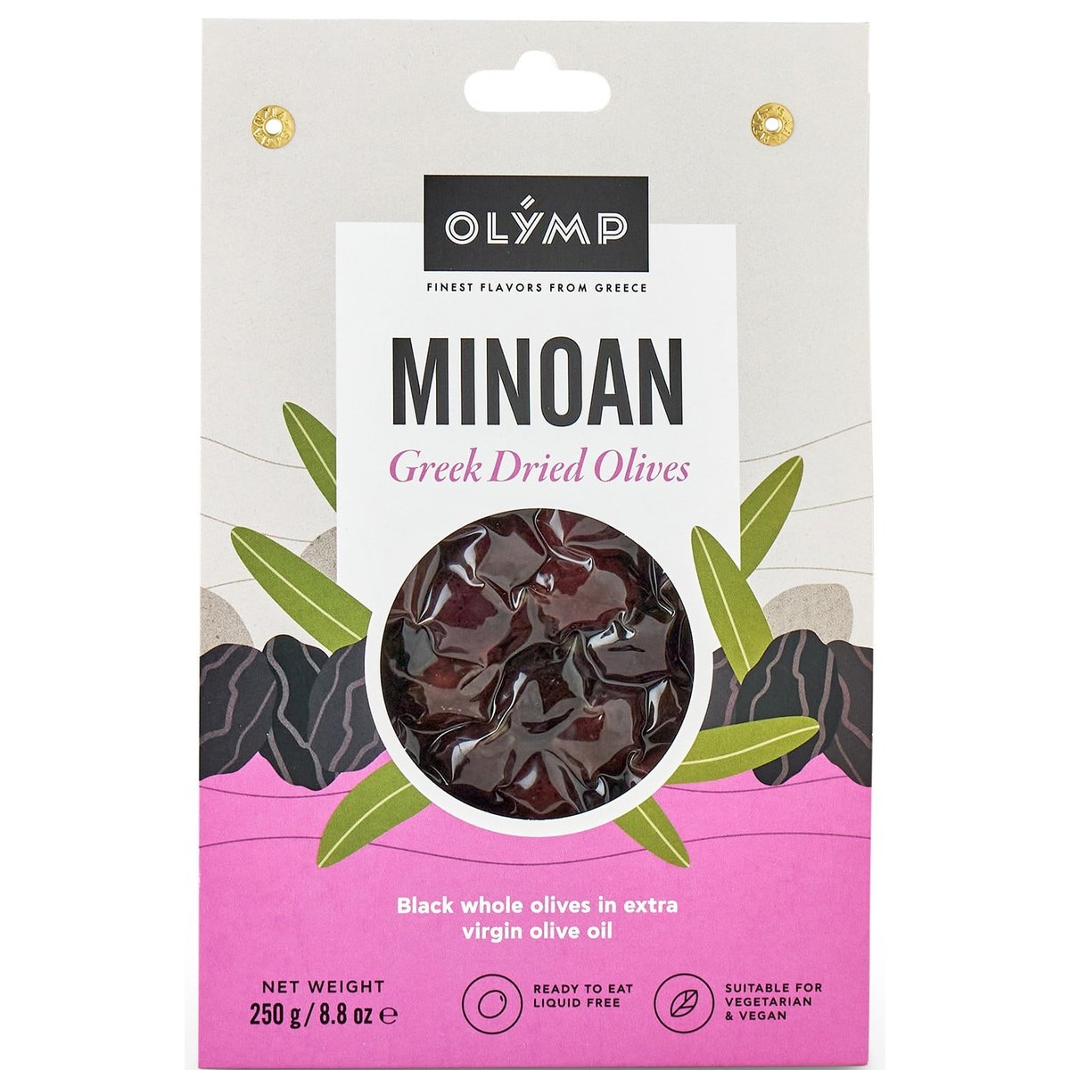 Olymp Sušené černé olivy vakuované