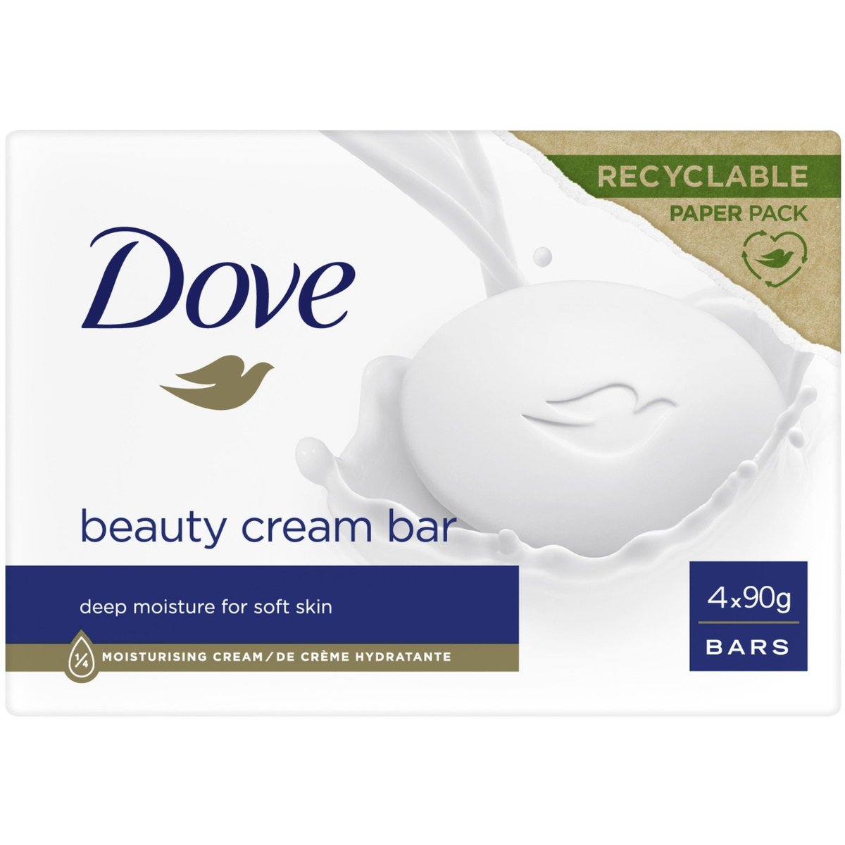 Dove Original tuhé mýdlo 4x90 g