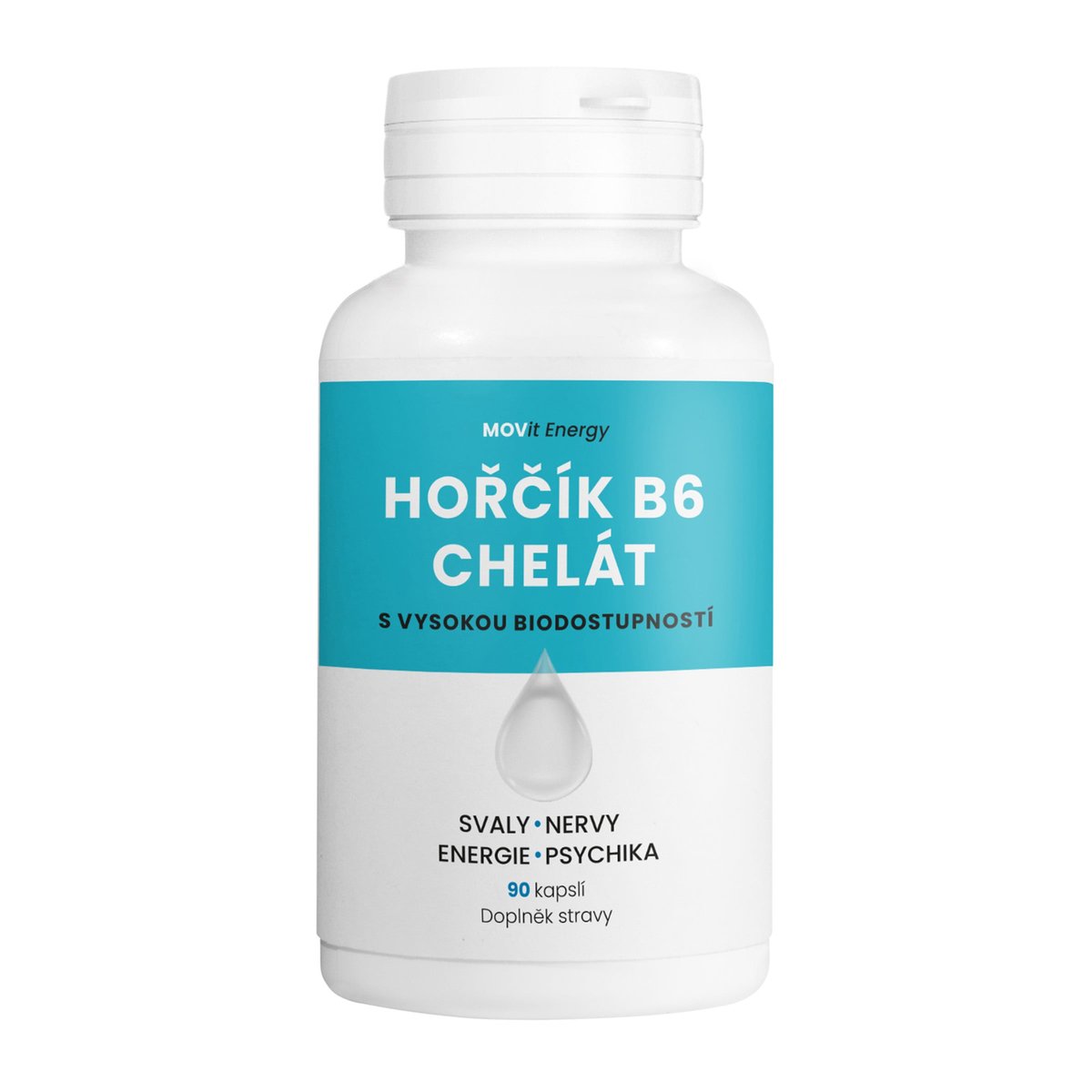 MOVit Hořčík B6 Chelát 100 mg cps.90