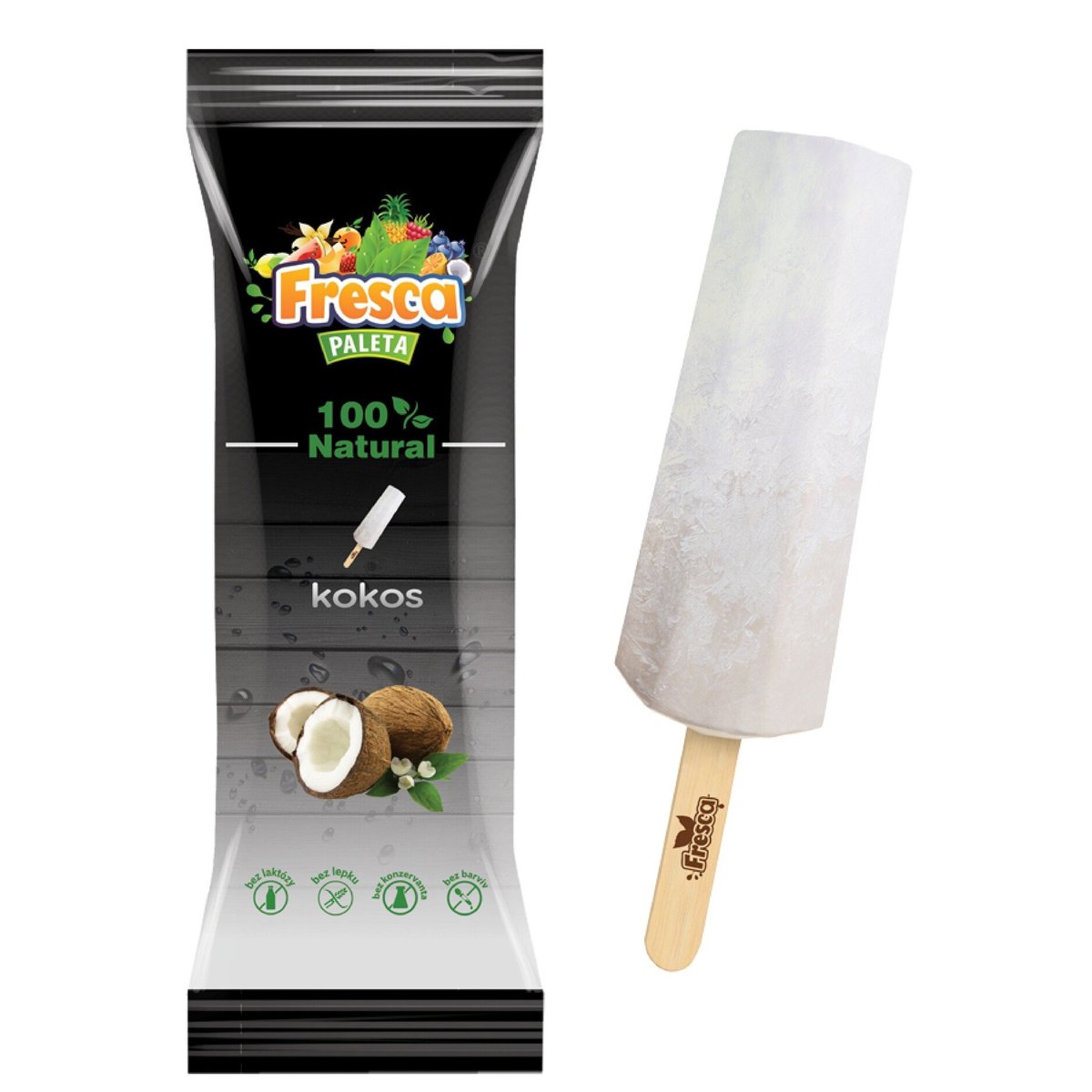Fresca paleta Kokos