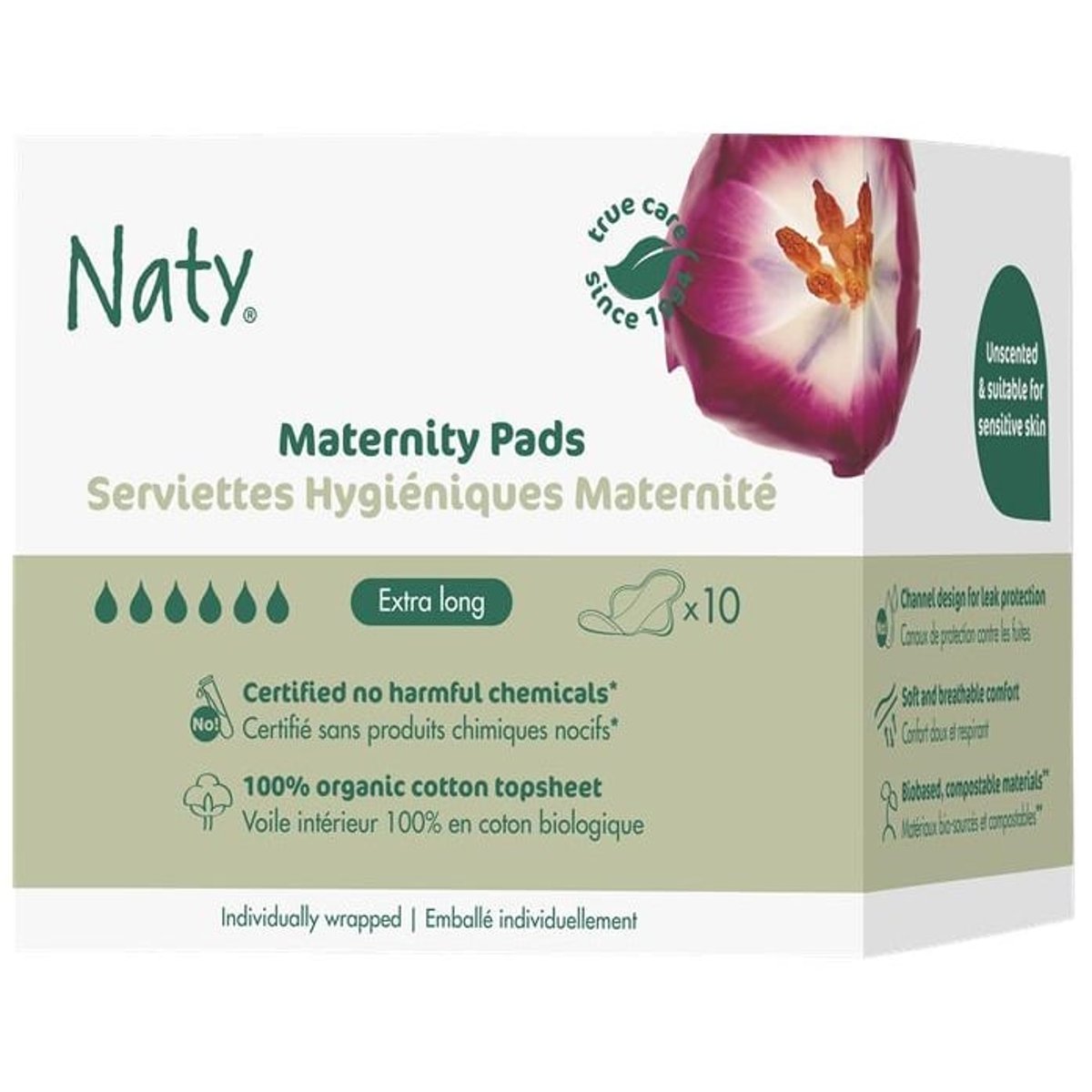 Naty Dámské ECO mateřské vložky po porodu