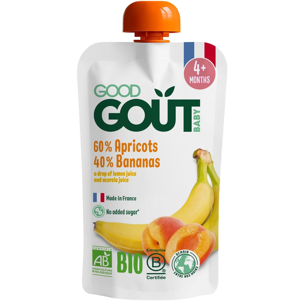 Good Gout BIO Kapsička meruňka a banán