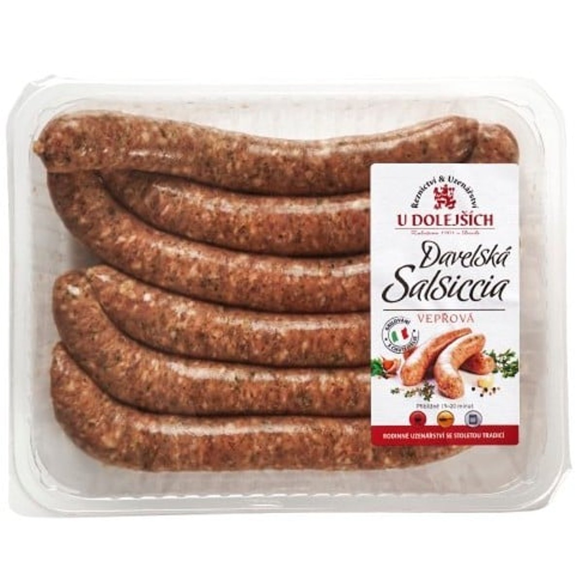 Levně U Dolejších Davelská vepřová salsiccia