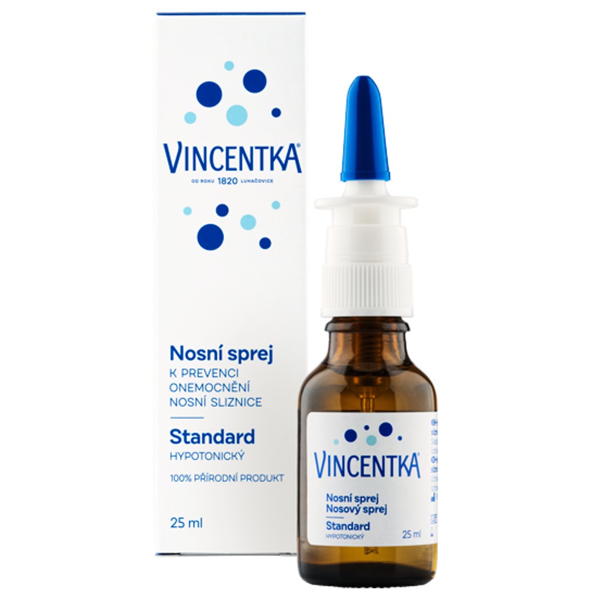 Vincentka nosní sprej STANDARD hypotonický 25ml