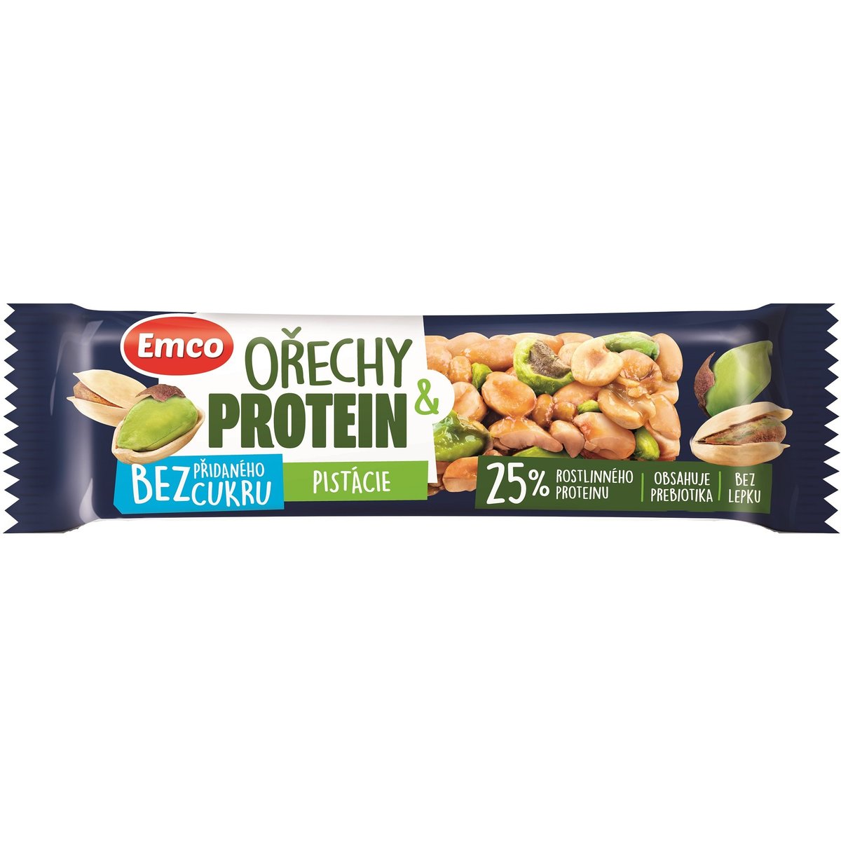 Emco Tyčinka ořech a protein pistácie