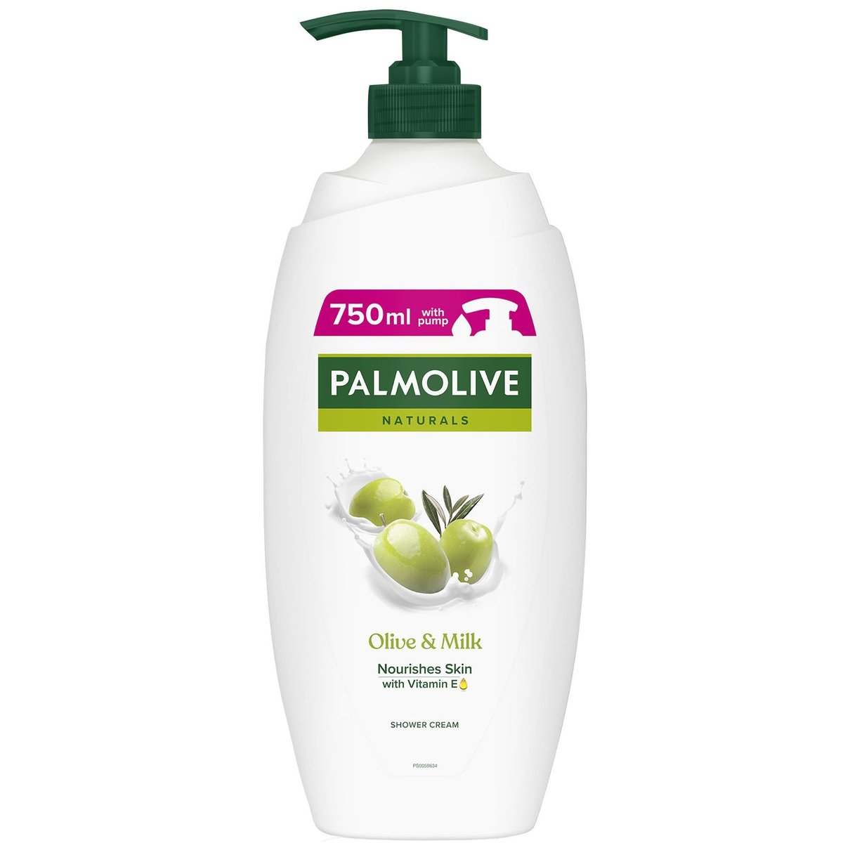 Palmolive Naturals Olive sprchový a koupelový krémový gel s výtažkem z oliv s pumpičkou 750 ml