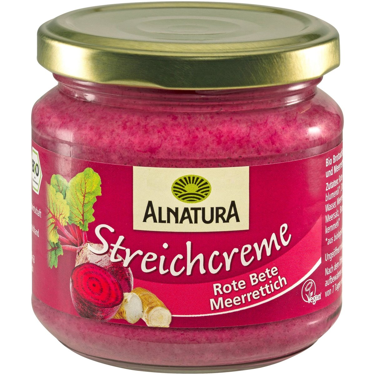 Alnatura BIO Pomazánka s červenou řepou a křenem