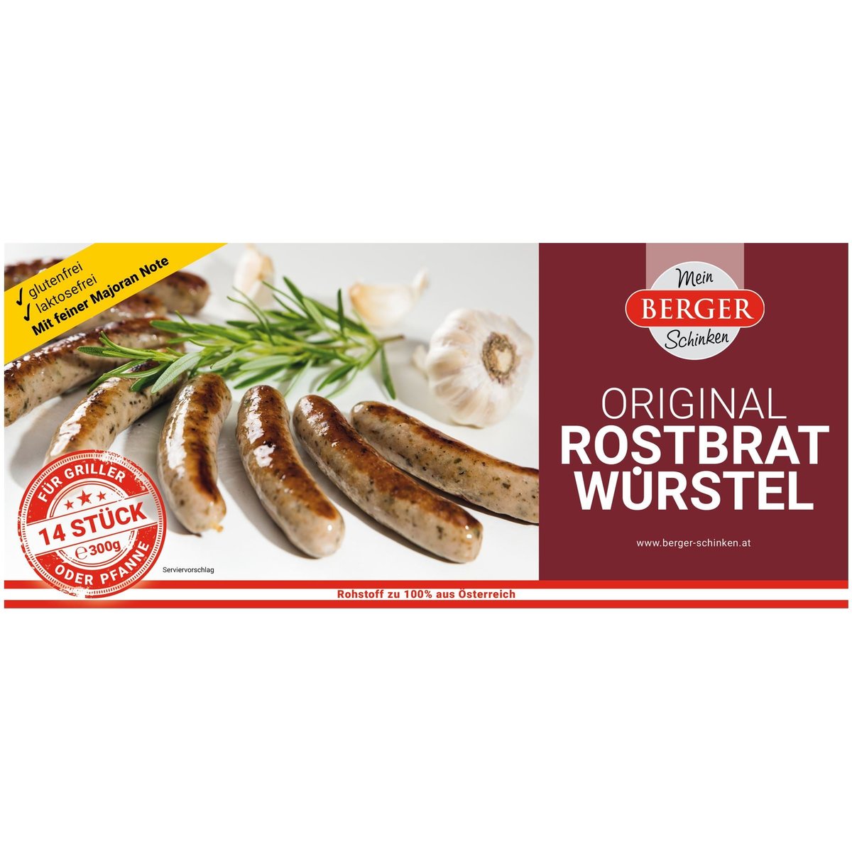 Berger Original grilovací klobása