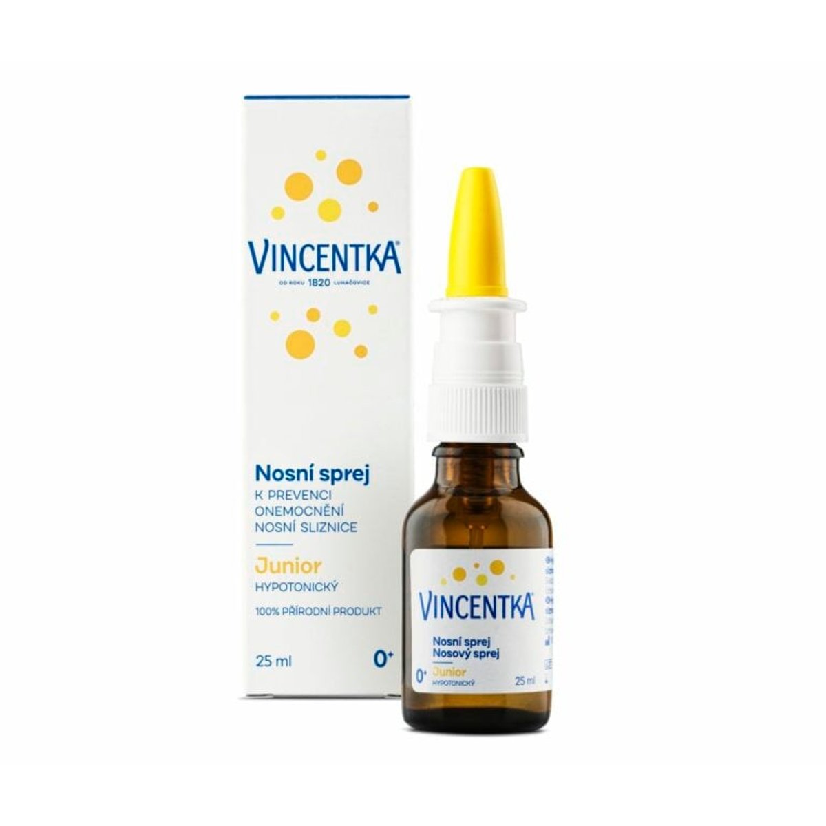 Vincentka nosní sprej JUNIOR hypotonický 25ml