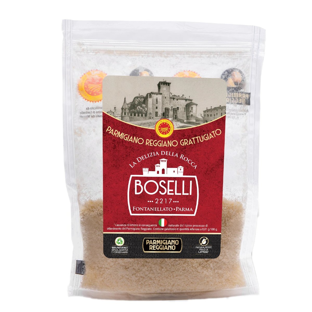 Boselli Parmigiano Reggiano strouhaný