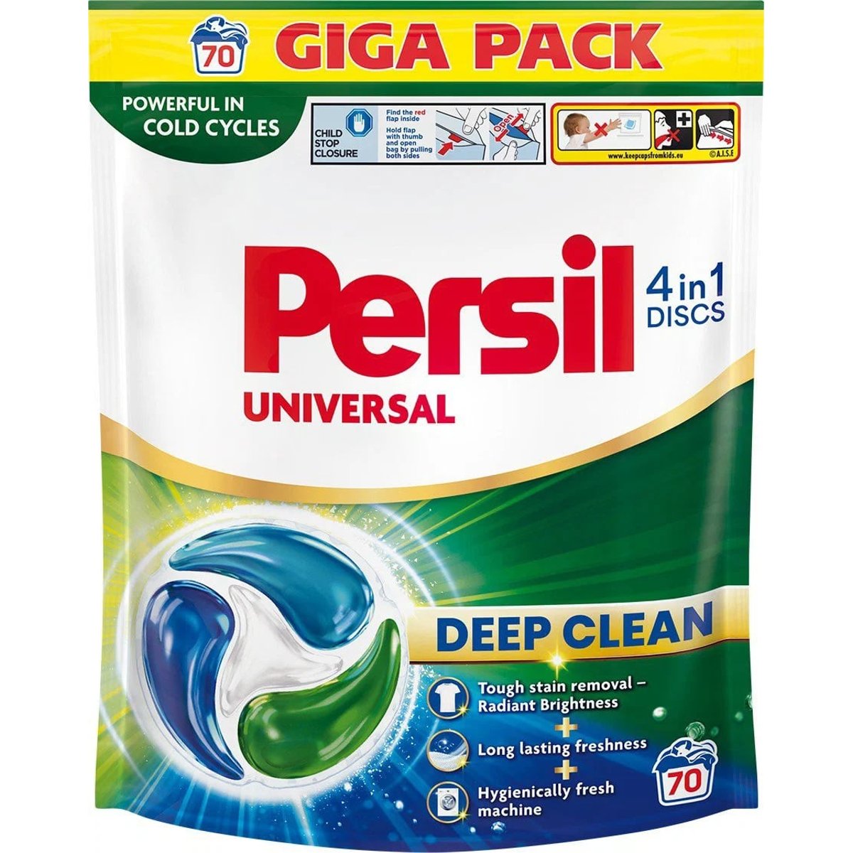 Levně Persil Deep Clean 4v1 Discs Universal prací kapsle