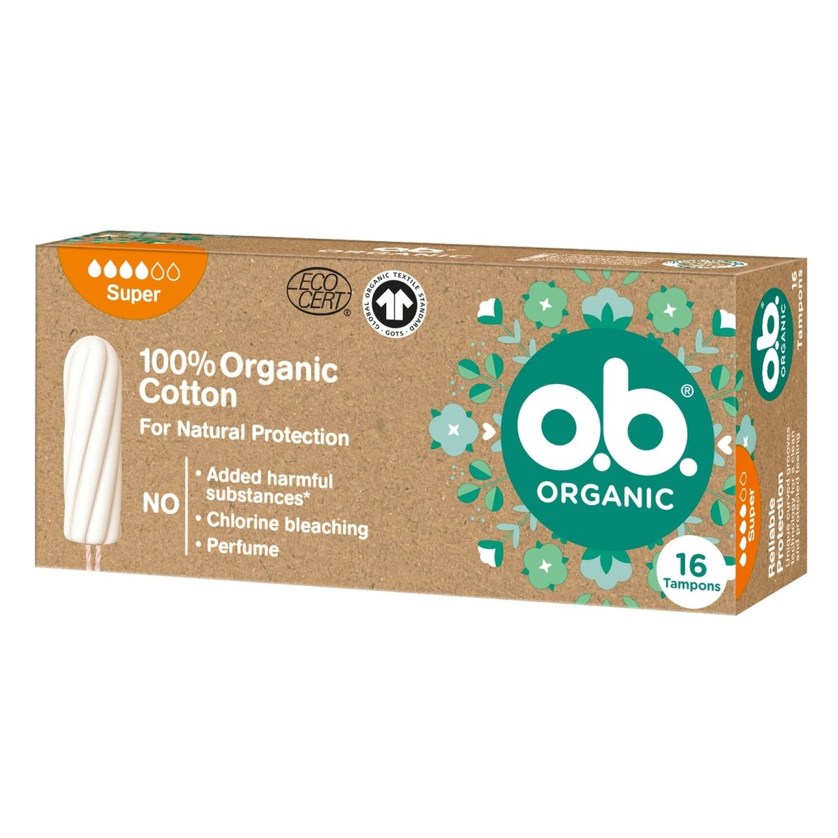 o.b. Tampony Organic Super