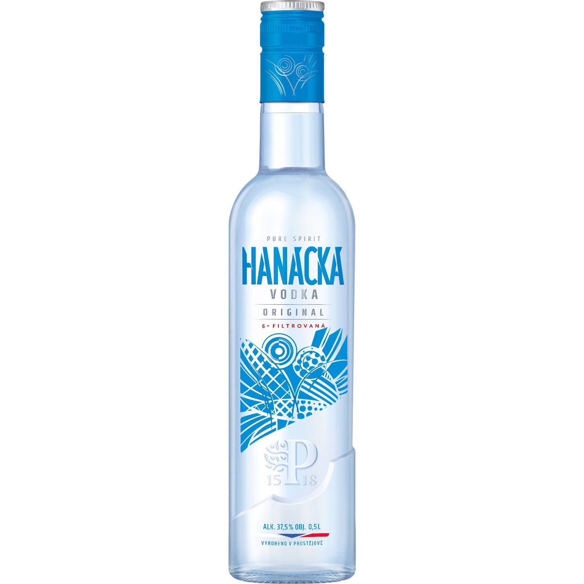 Hanácká vodka 37,5 % obj.