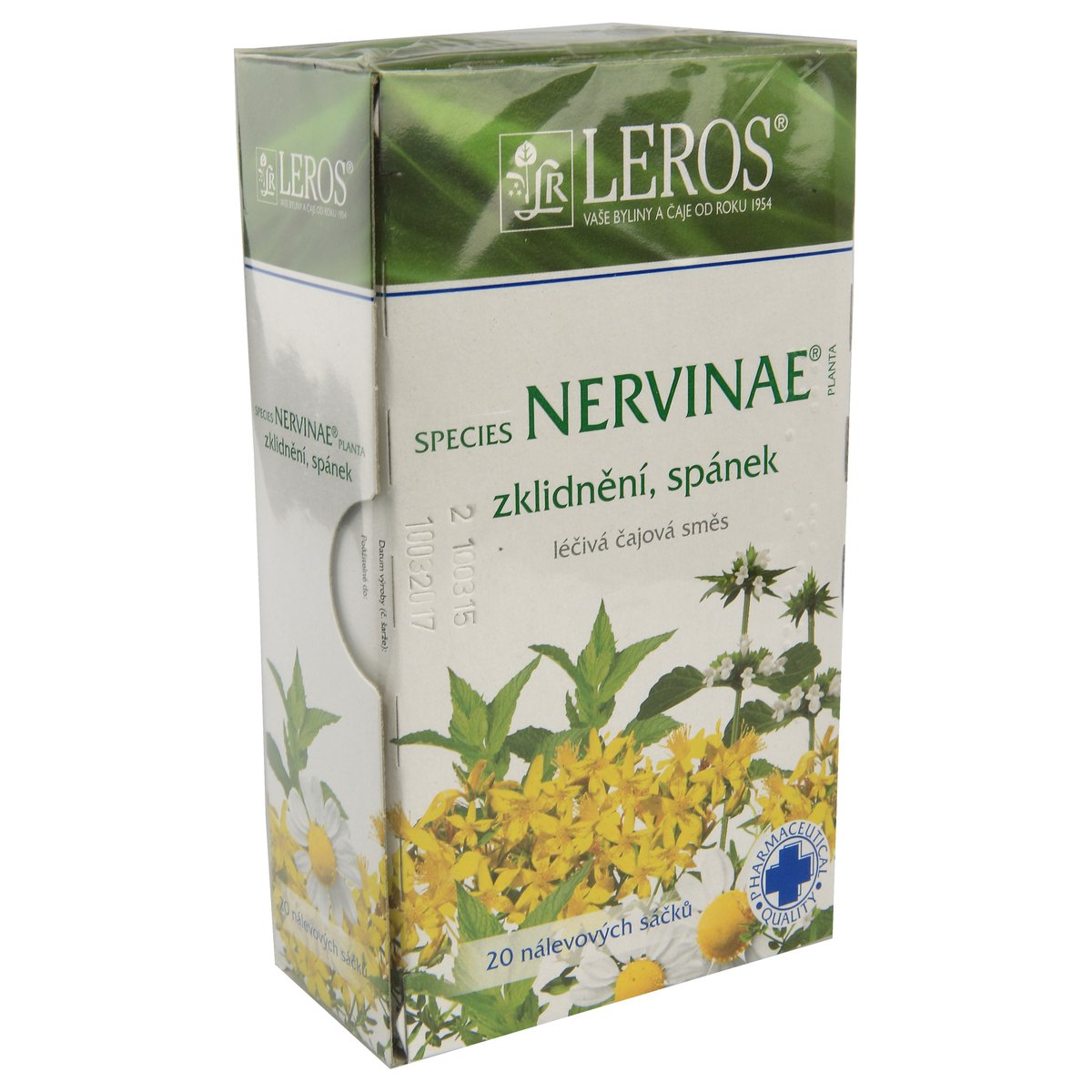 SPECIES NERVINAE PLANTA léčivý čaj 20