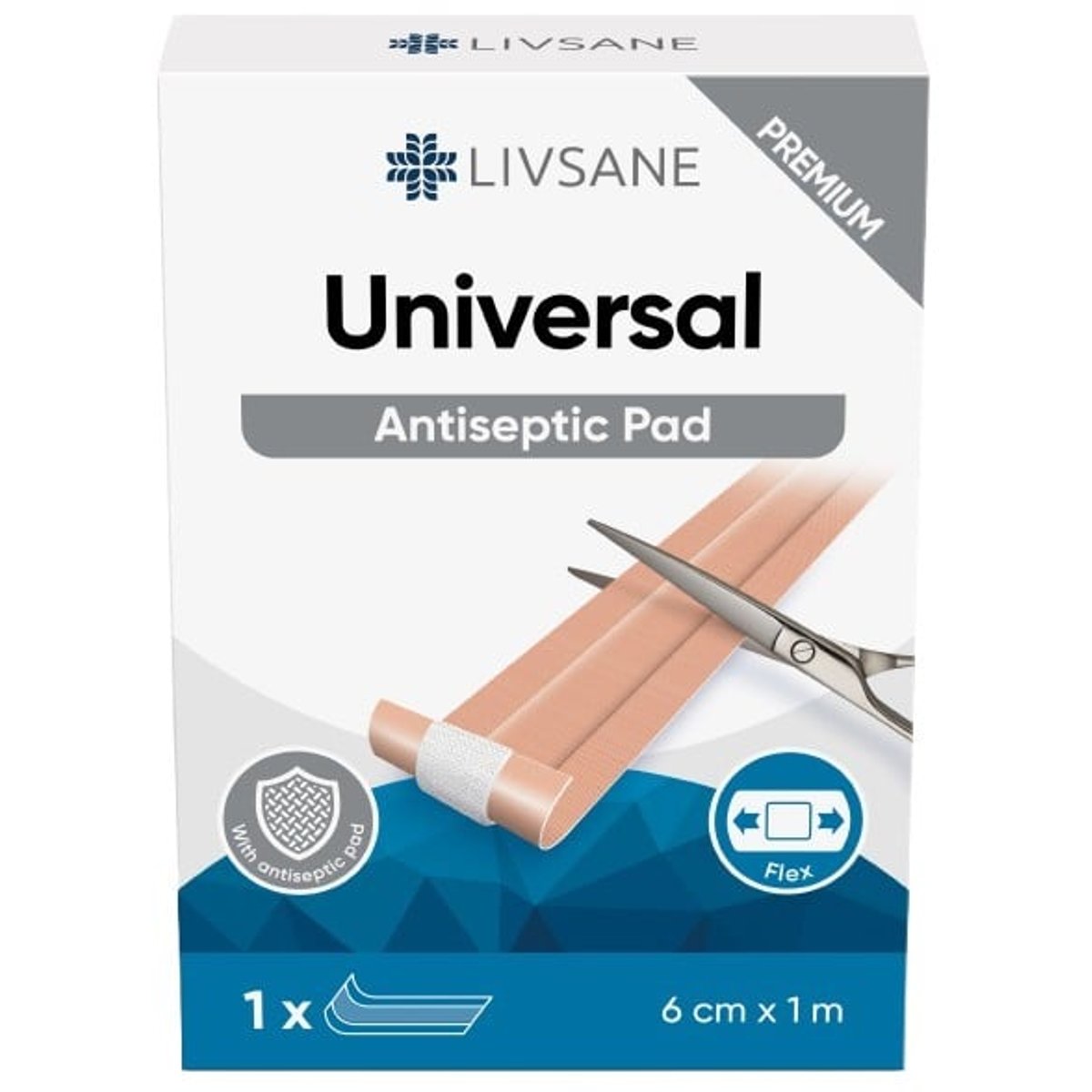 LIVSANE Univerzální náplast 1mx6cm
