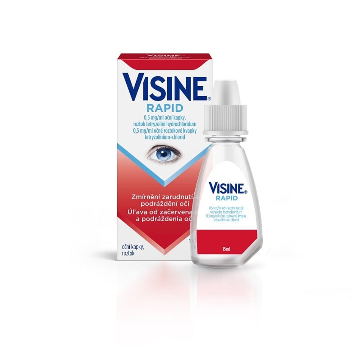 VISINE RAPID 0,5MG/ML Oční kapky, roztok 1X15ML