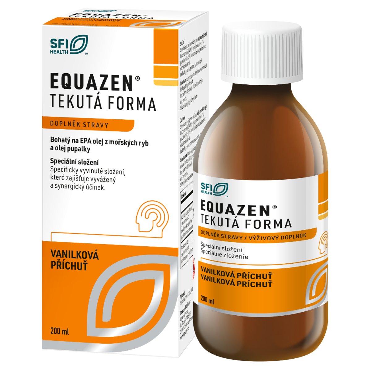 EQUAZEN tekutá forma s příchutí vanilky 200ml