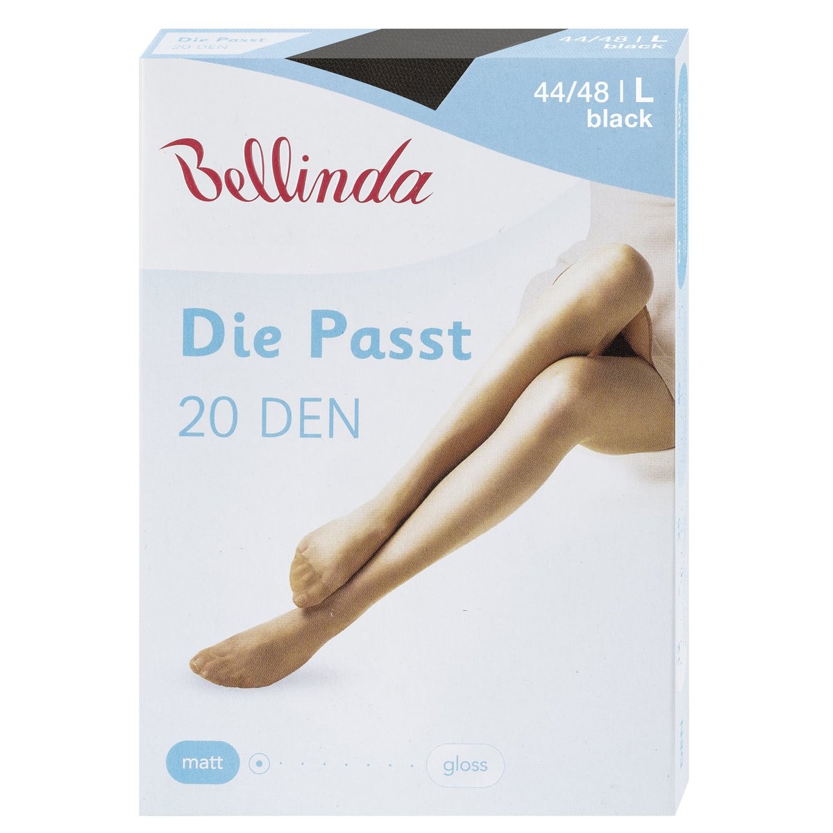 Bellinda Punčochové kalhoty DIE PASST 20 DEN, černé, vel. L