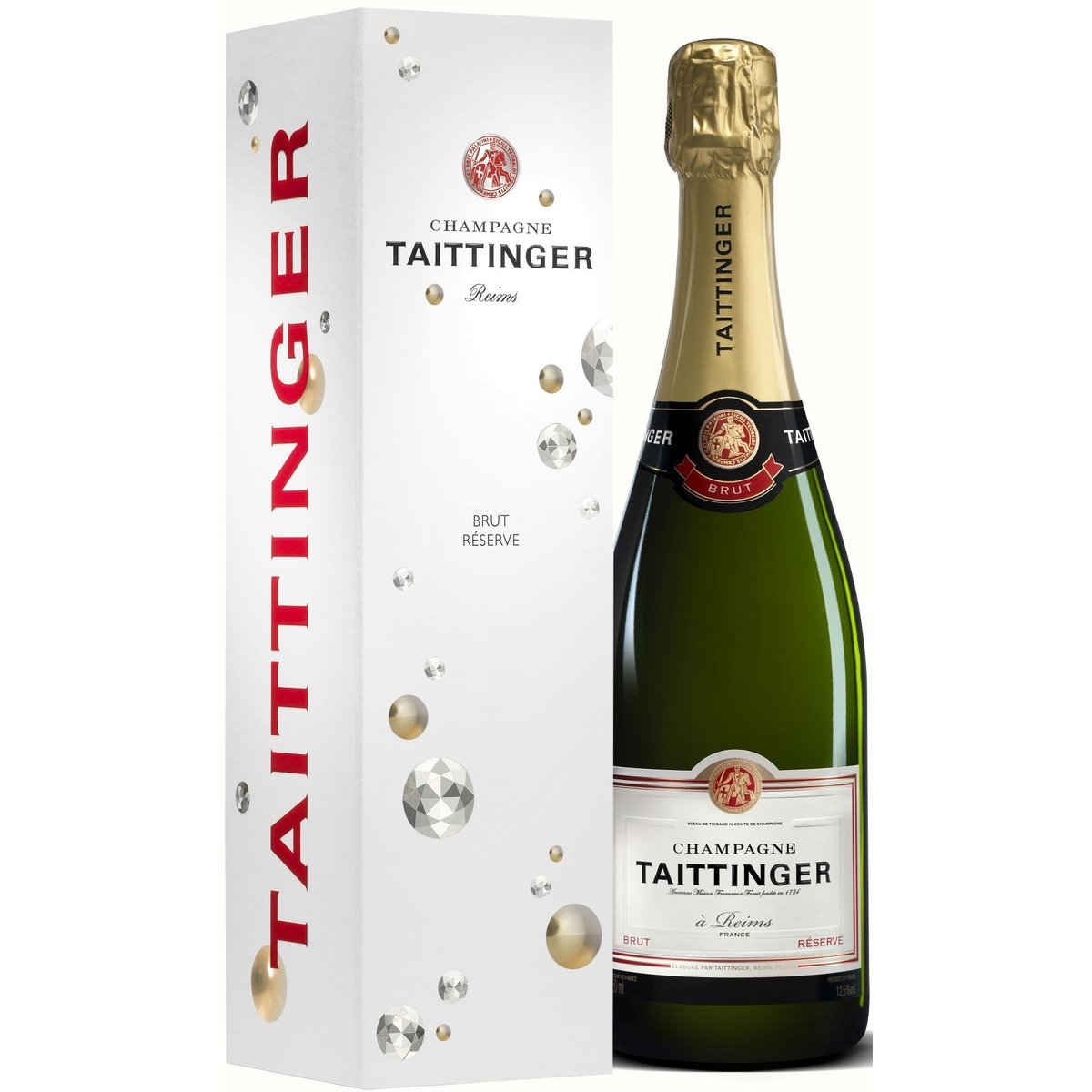 Taittinger Brut réserve, Gift box