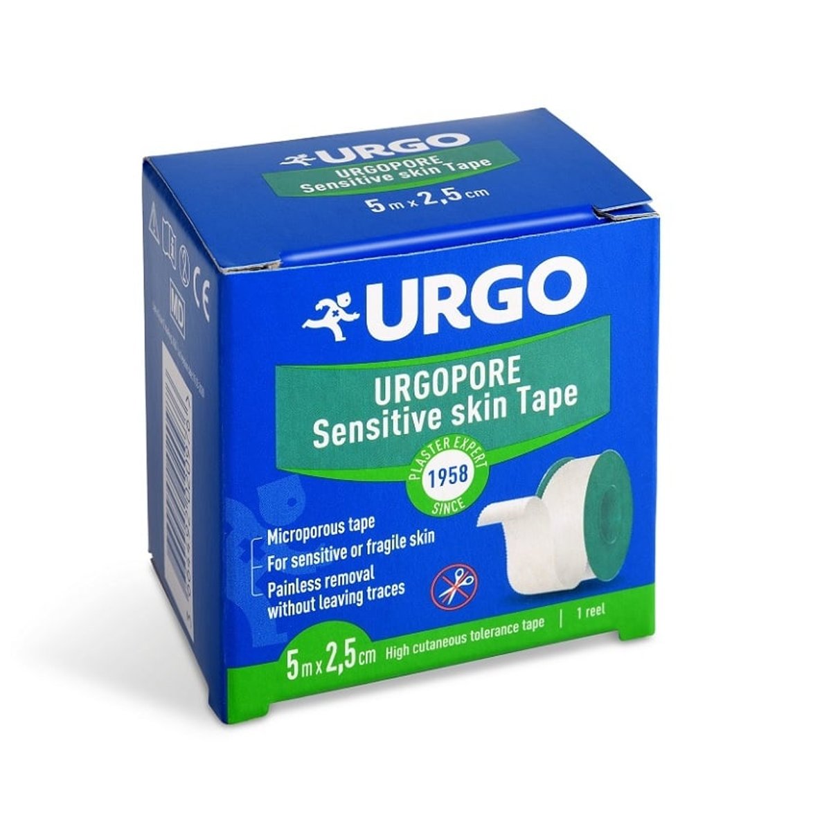 URGO PORE Náplast netkaný textil 2.5cmx5m