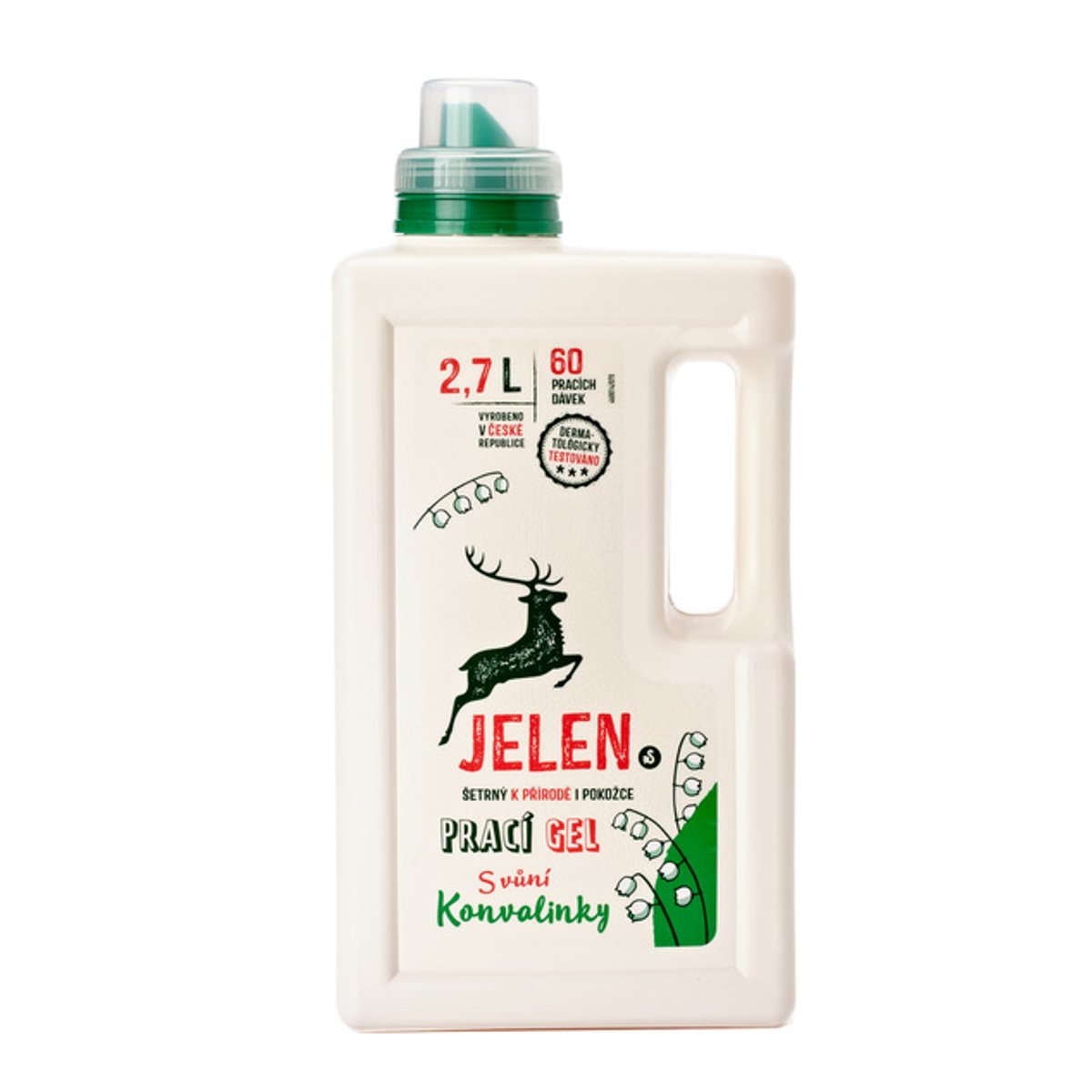 Jelen Prací gel s vůní konvalinky, 2,7l