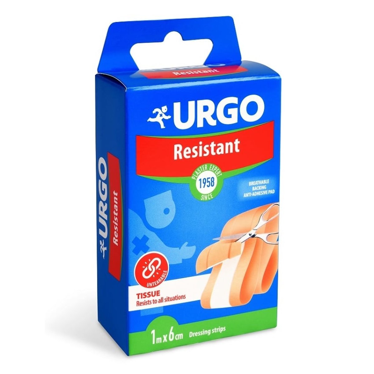 Urgo Resistant Odolná náplast 1m x 6cm