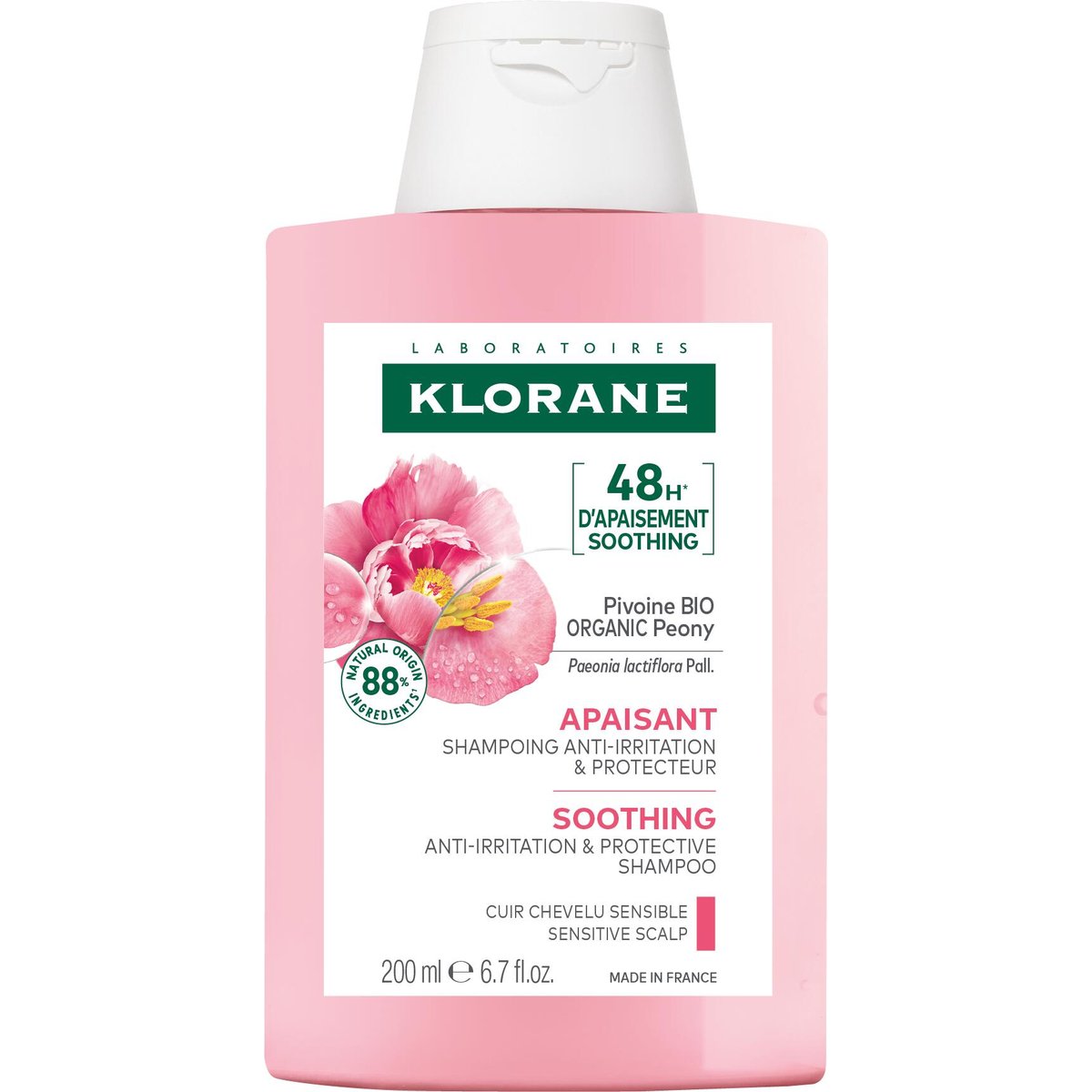 KLORANE Šampon s BIO pivoňkou 200ml