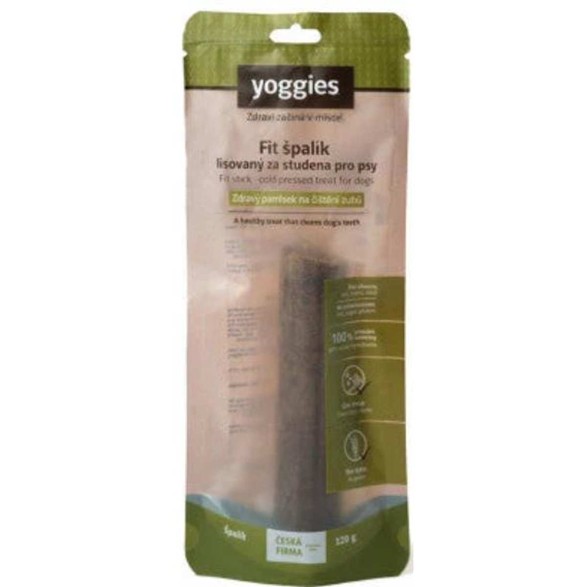 Yoggies Fit špalík pro psy – zdravý pamlsek pro čištění zubů