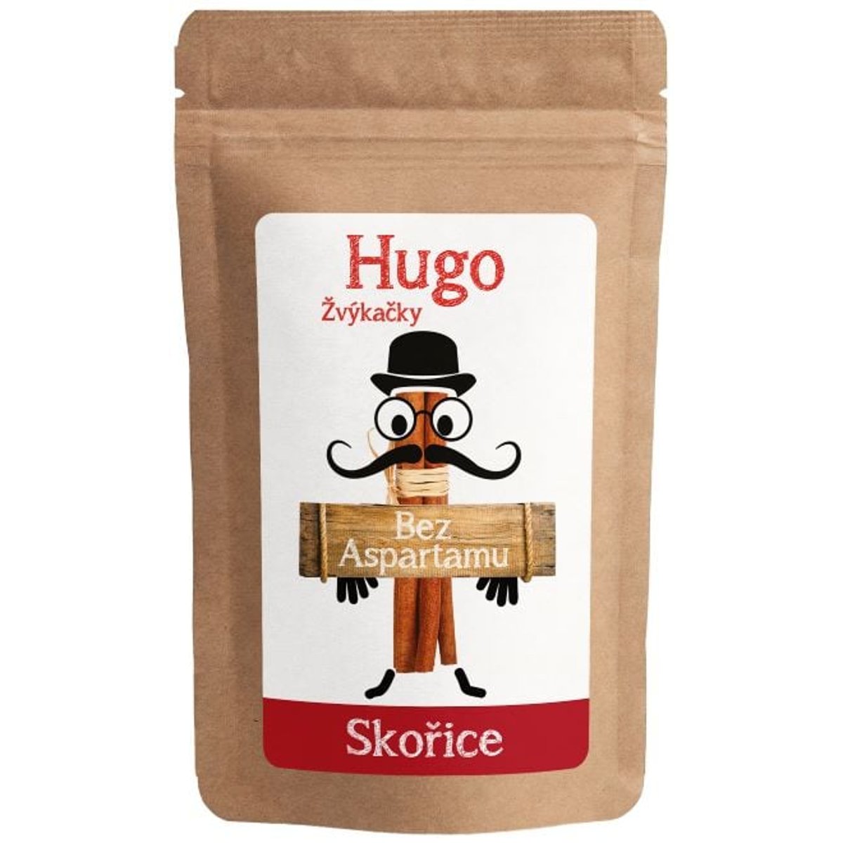 Hugo Žvýkačky bez aspartamu Skořice