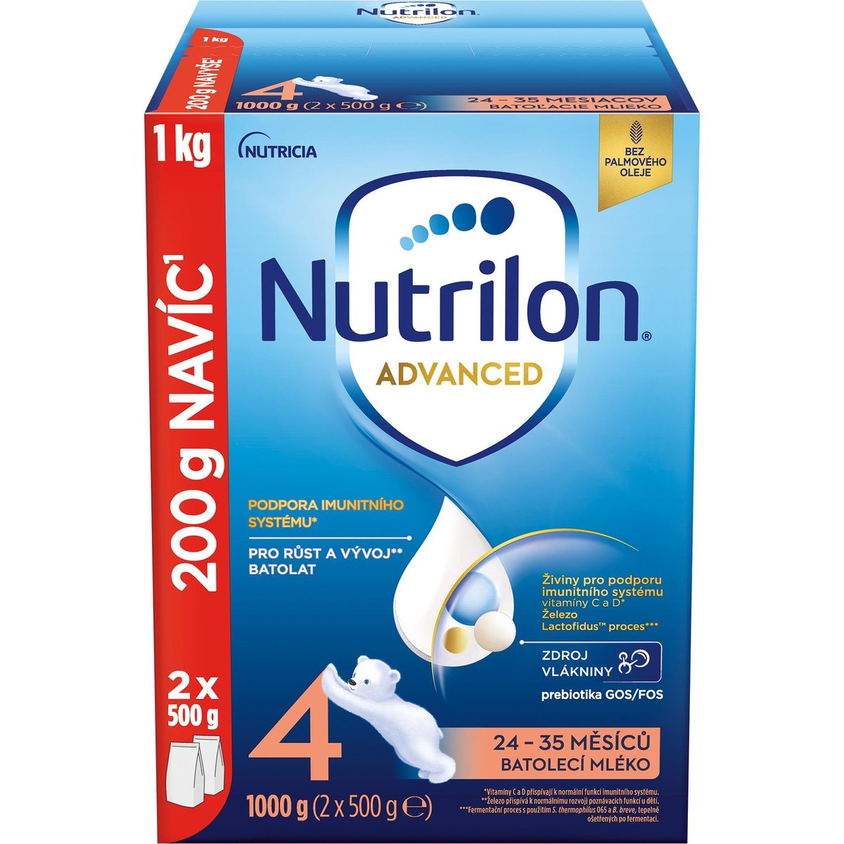 Nutrilon Advanced 4 batolecí mléko – duo balení