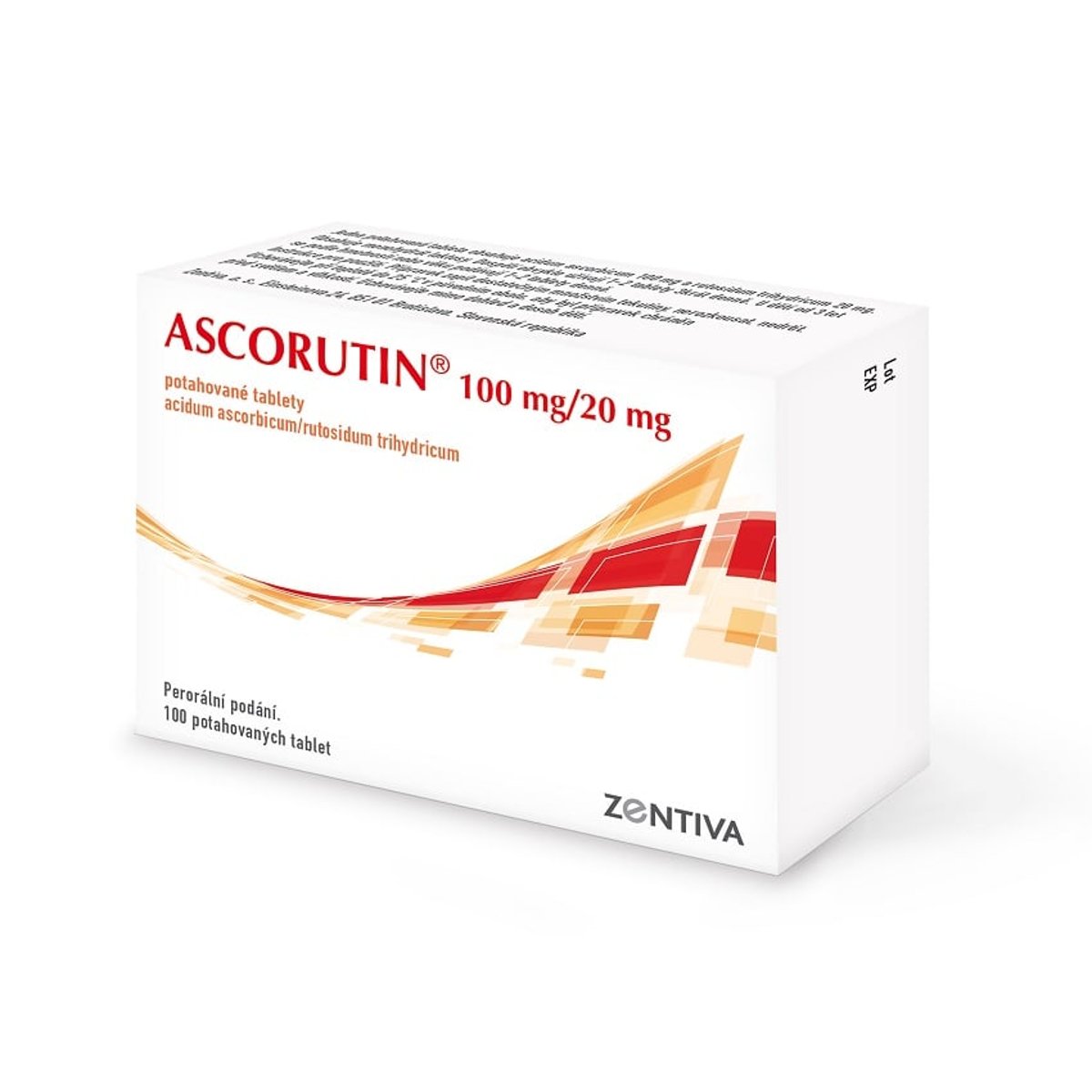 ASCORUTIN 100MG/20MG Potahovaná tableta 100(4X25)