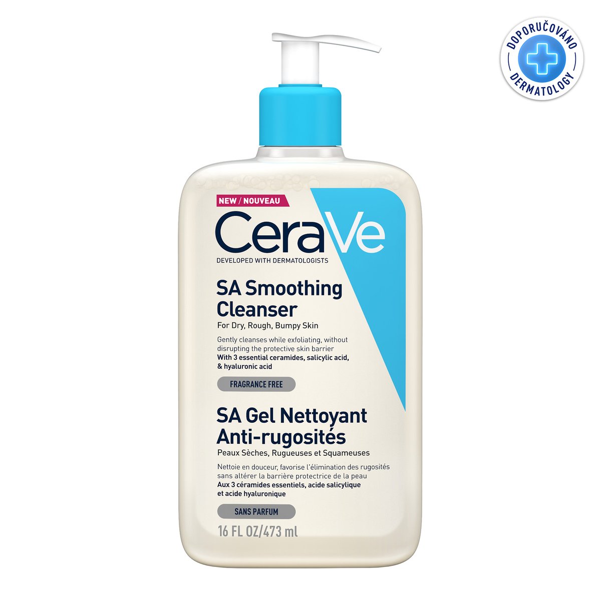 CeraVe SA zjemňující čisticí gel 473ml
