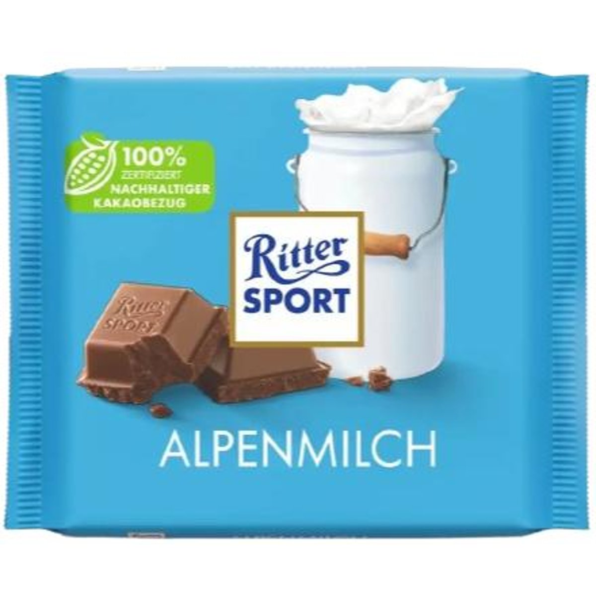 Ritter Sport Mléčná čokoláda s alpským mlékem