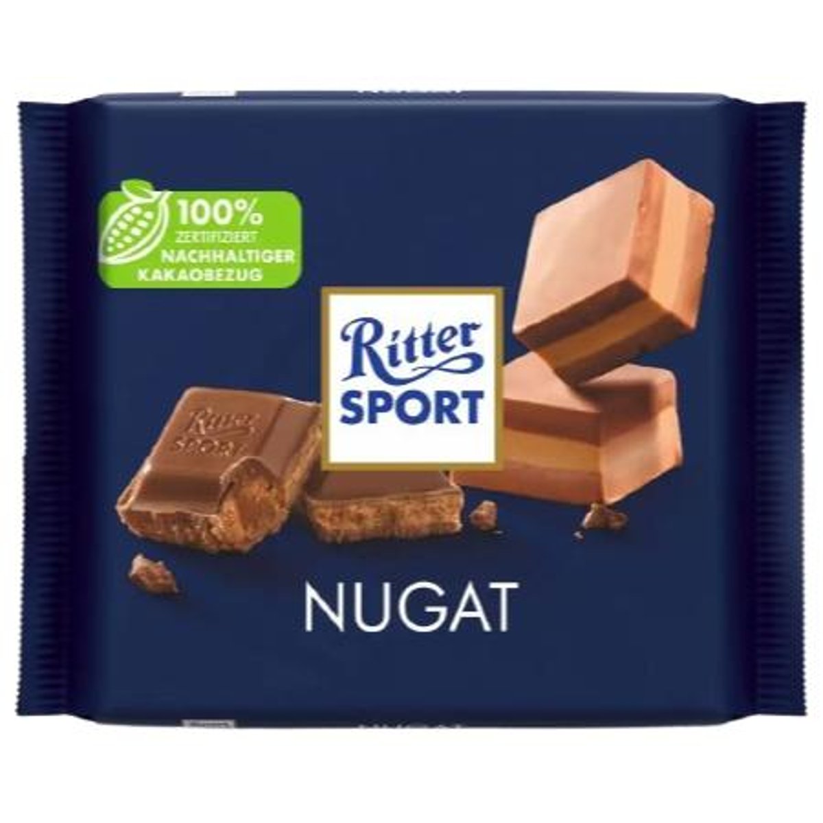 Ritter Sport Mléčná čokoláda s nugátem