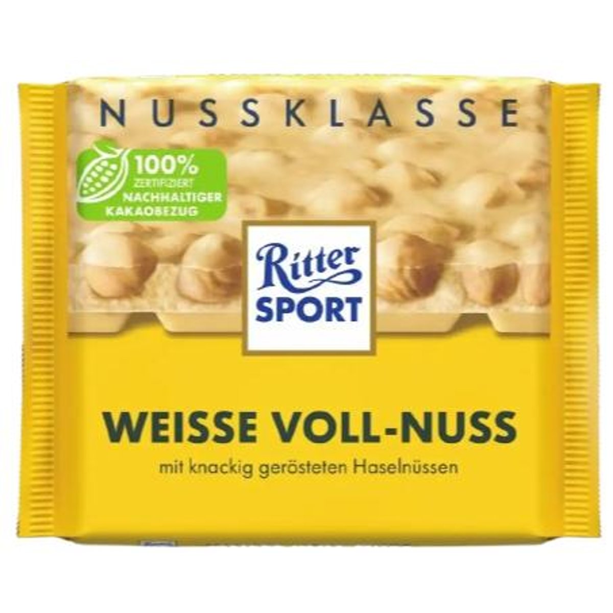Ritter Sport Bílá čokoláda s celými ořechy