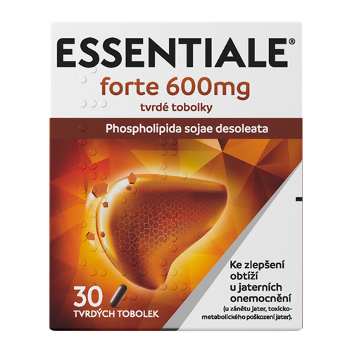 Levně ESSENTIALE FORTE 600MG Tvrdá tobolka 30
