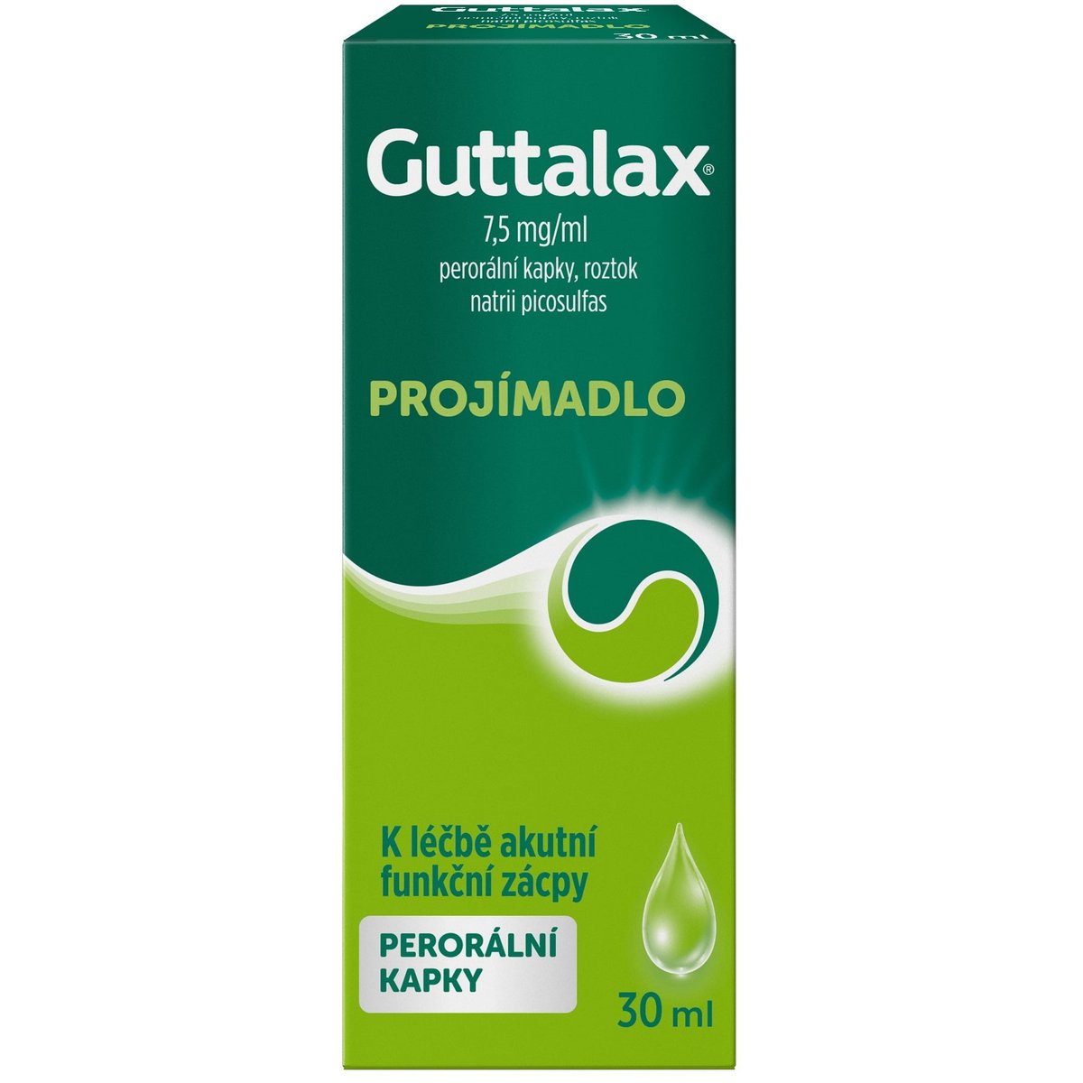 GUTTALAX 7,5MG/ML Perorální kapky, roztok 1X30ML