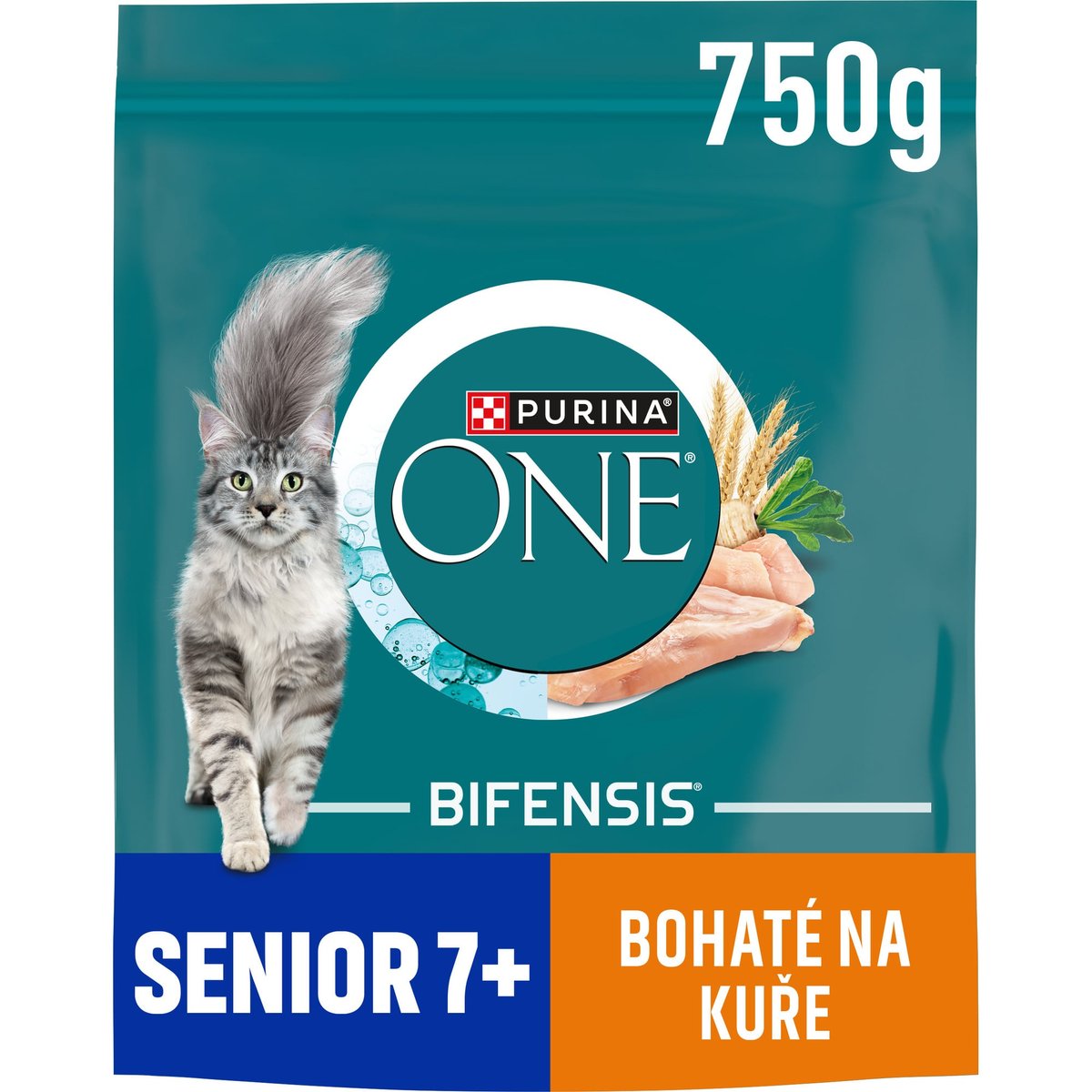 Purina ONE Bifensis Senior 7+ granule pro kočky kuře