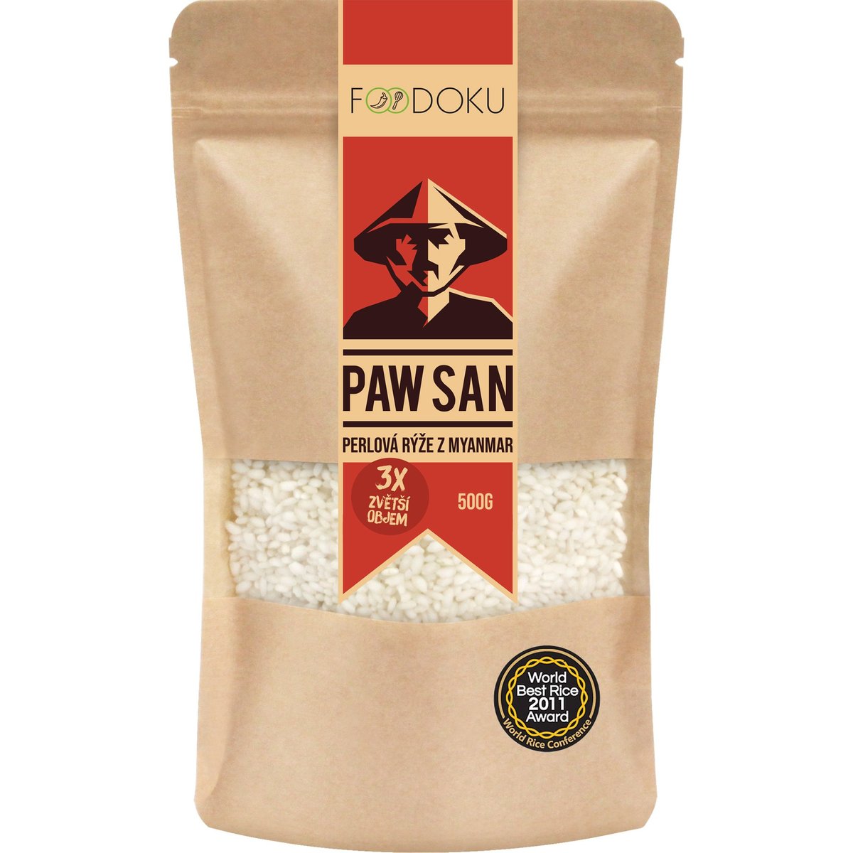 Foodoku Paw san rýže (Perlová)
