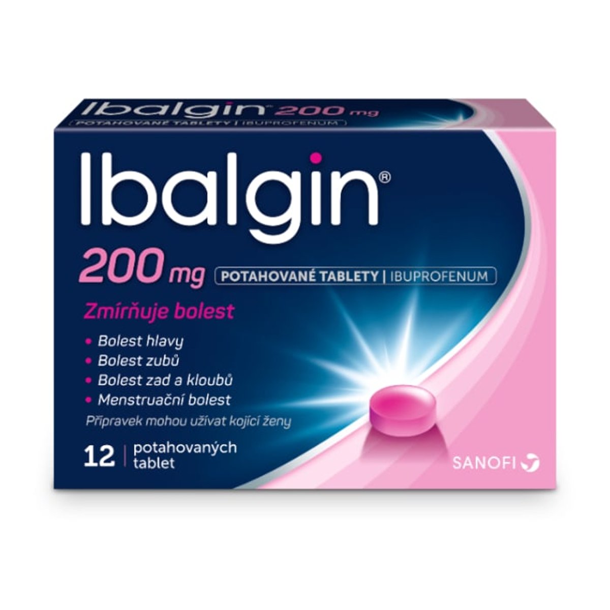 IBALGIN 200MG Potahovaná tableta 12
